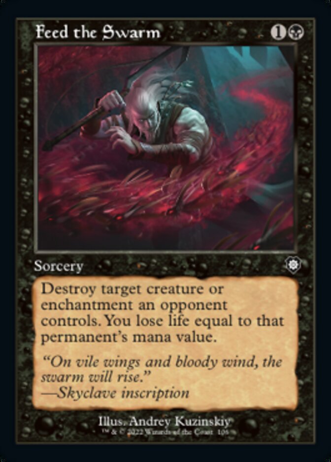 Feed the Swarm (Retro) [The Brothers' War Commander] MTG Single Magic: The Gathering | Red Claw Gaming