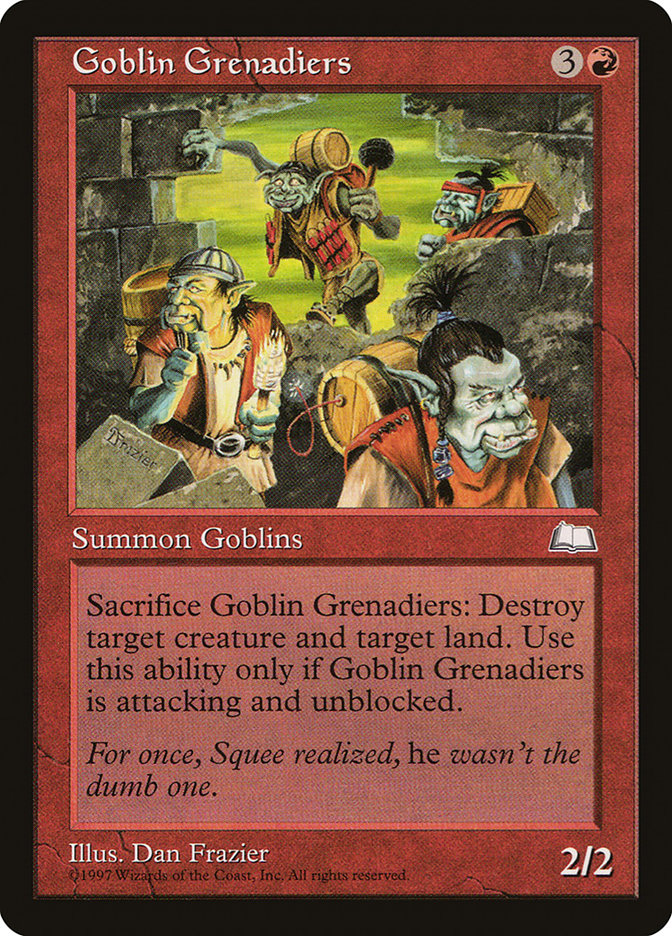 Goblin Grenadiers [Weatherlight] MTG Single Magic: The Gathering | Red Claw Gaming
