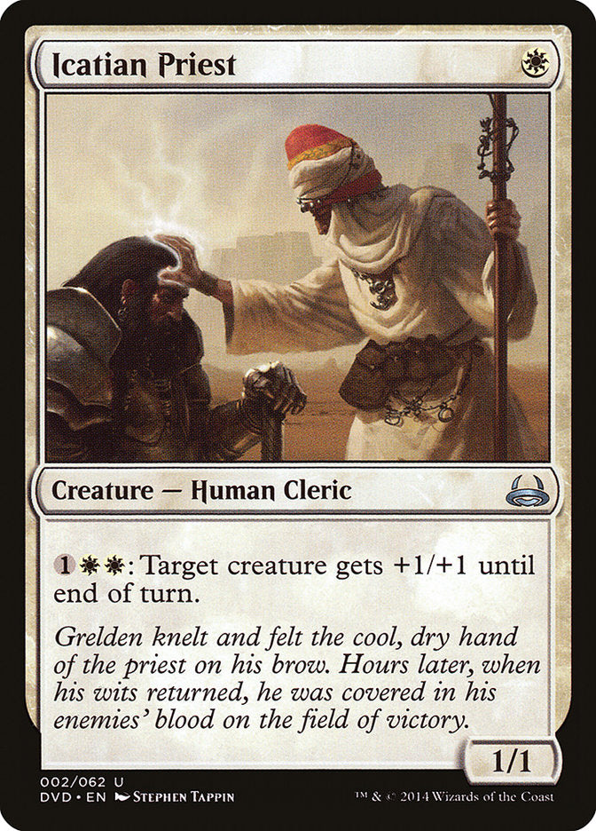 Icatian Priest (Divine vs. Demonic) [Duel Decks Anthology] MTG Single Magic: The Gathering | Red Claw Gaming