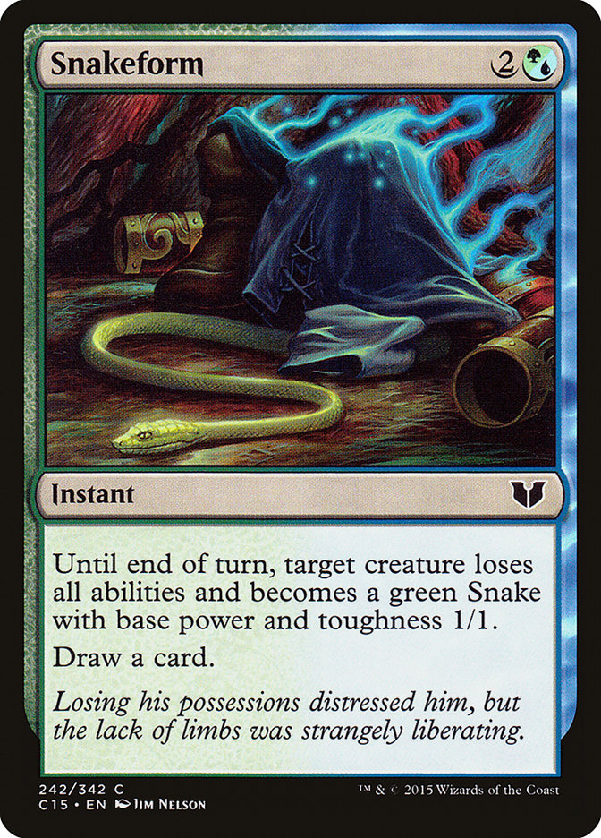Snakeform [Commander 2015] MTG Single Magic: The Gathering | Red Claw Gaming