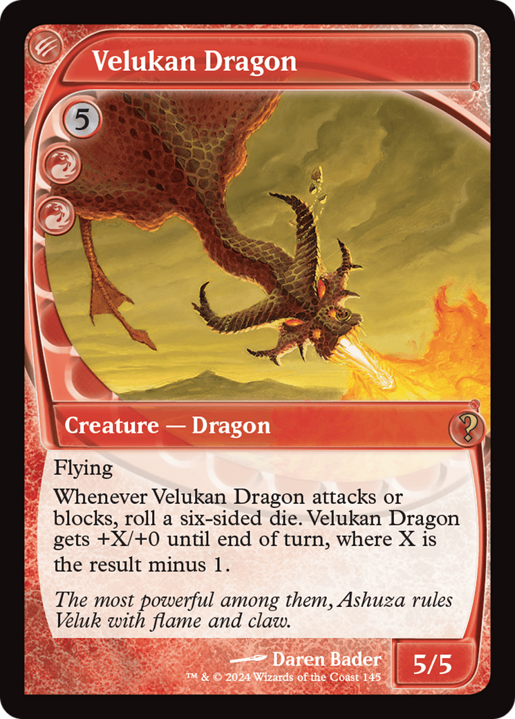 Velukan Dragon (Future Sight) [Mystery Booster 2] MTG Single Magic: The Gathering | Red Claw Gaming