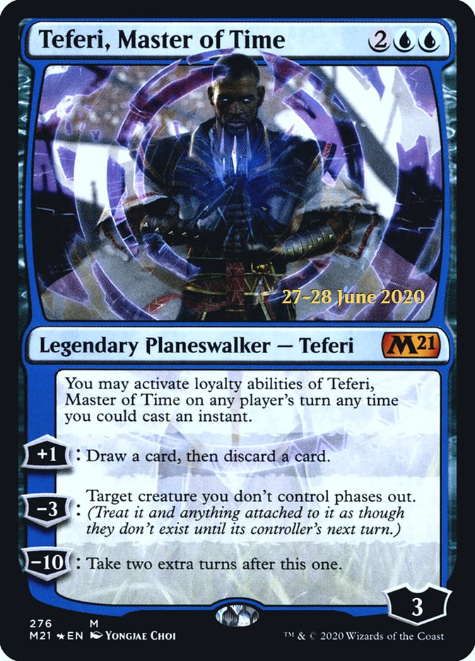 Teferi, Master of Time (276) [Core Set 2021 Prerelease Promos] MTG Single Magic: The Gathering | Red Claw Gaming