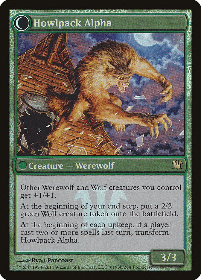 Mayor of Avabruck // Howlpack Alpha [Innistrad Prerelease Promos] MTG Single Magic: The Gathering | Red Claw Gaming