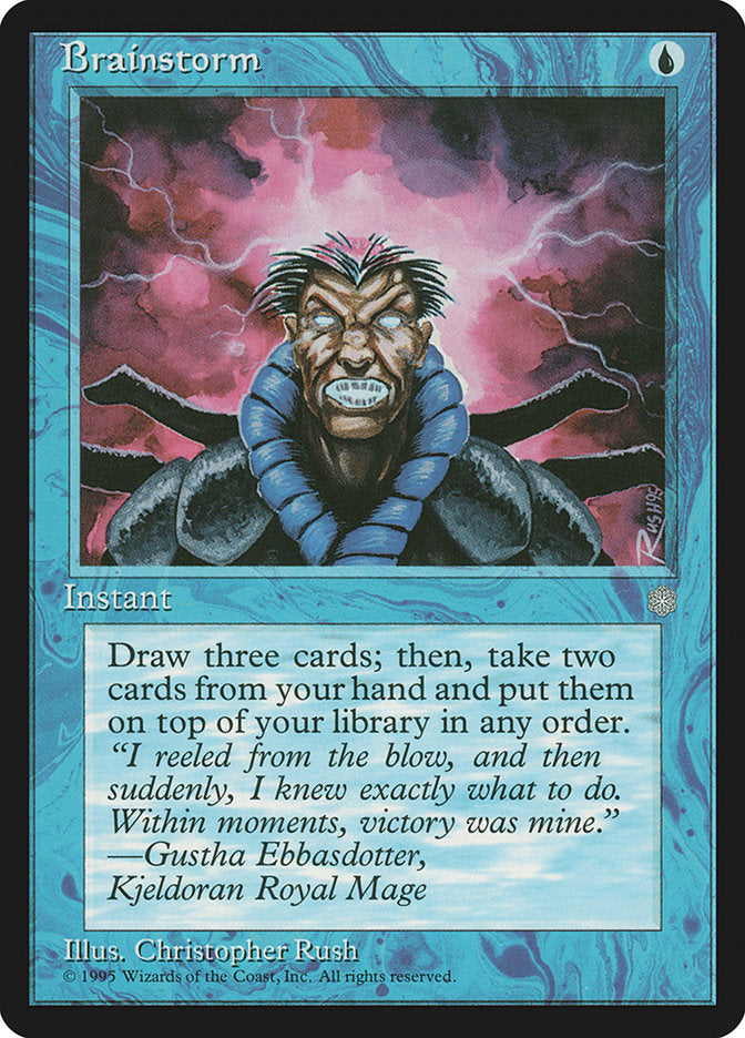 Brainstorm [Ice Age] MTG Single Magic: The Gathering | Red Claw Gaming