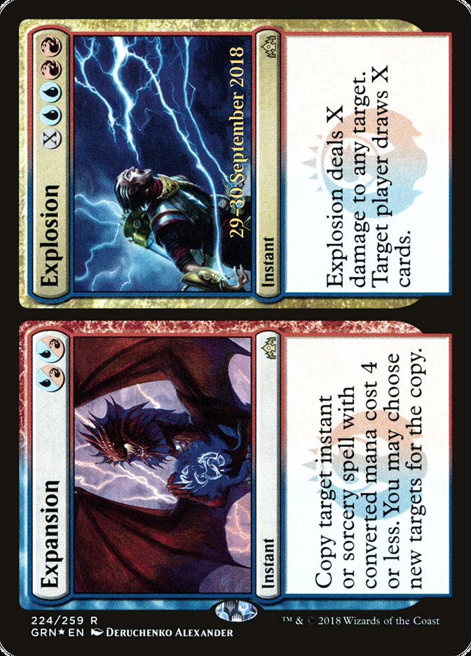 Expansion // Explosion [Guilds of Ravnica Prerelease Promos] MTG Single Magic: The Gathering | Red Claw Gaming