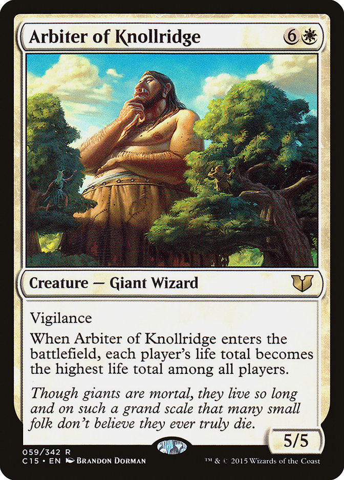 Arbiter of Knollridge [Commander 2015] MTG Single Magic: The Gathering | Red Claw Gaming