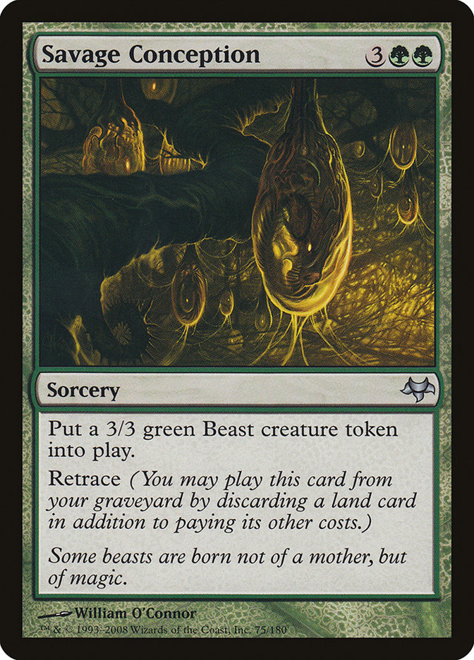 Savage Conception [Eventide] MTG Single Magic: The Gathering | Red Claw Gaming