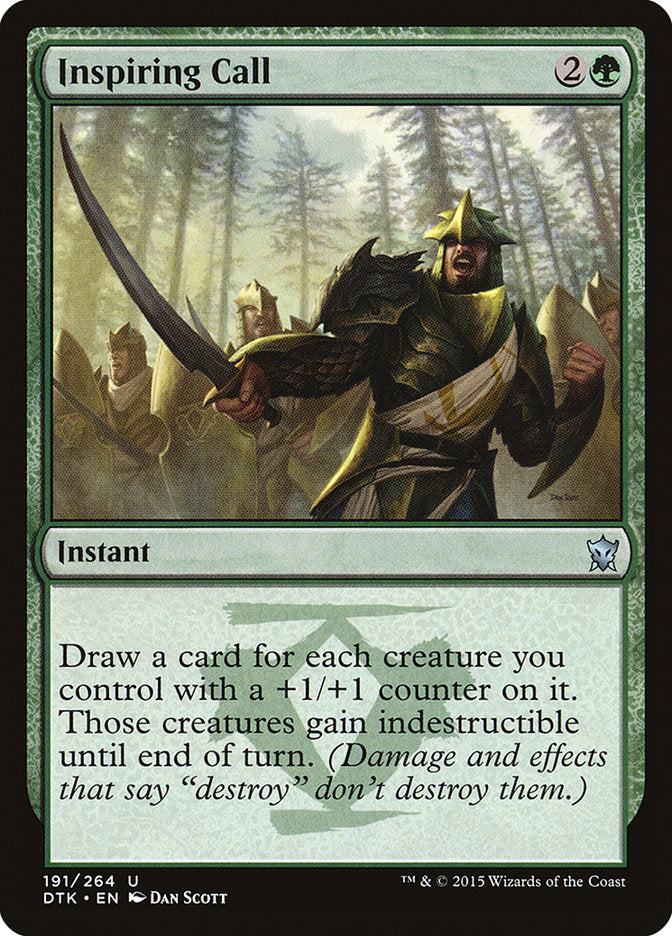 Inspiring Call [Dragons of Tarkir] MTG Single Magic: The Gathering | Red Claw Gaming