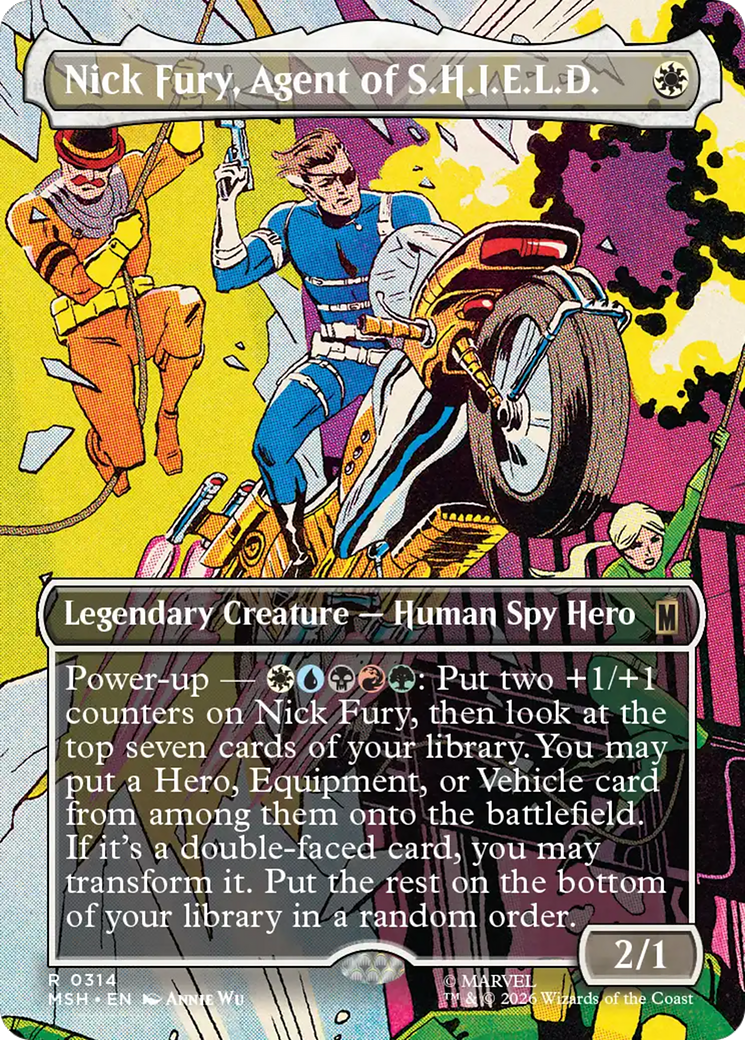 Nick Fury, Agent of S.H.I.E.L.D. (Borderless) [Marvel Super Heroes] | Red Claw Gaming