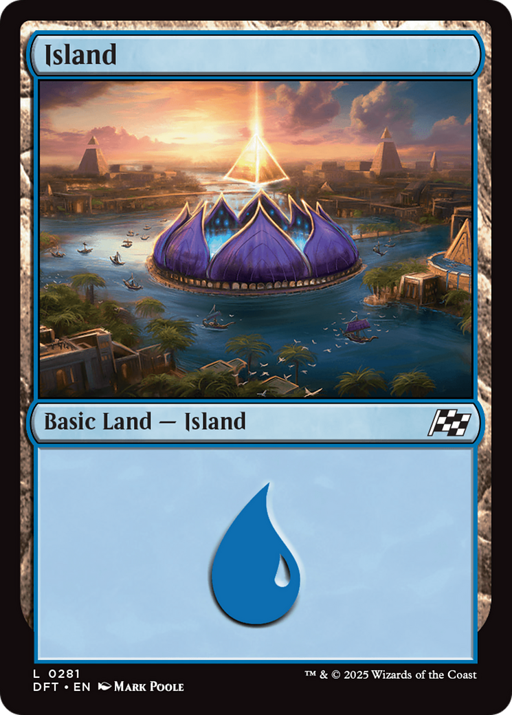 Island (0281) [Aetherdrift] MTG Single Magic: The Gathering | Red Claw Gaming
