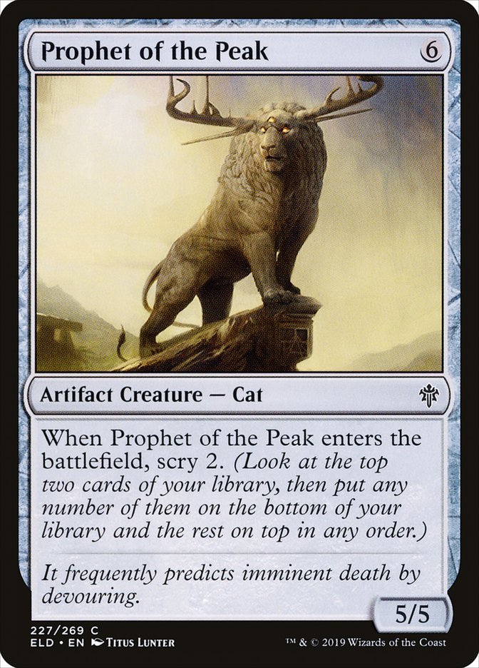 Prophet of the Peak [Throne of Eldraine] MTG Single Magic: The Gathering | Red Claw Gaming