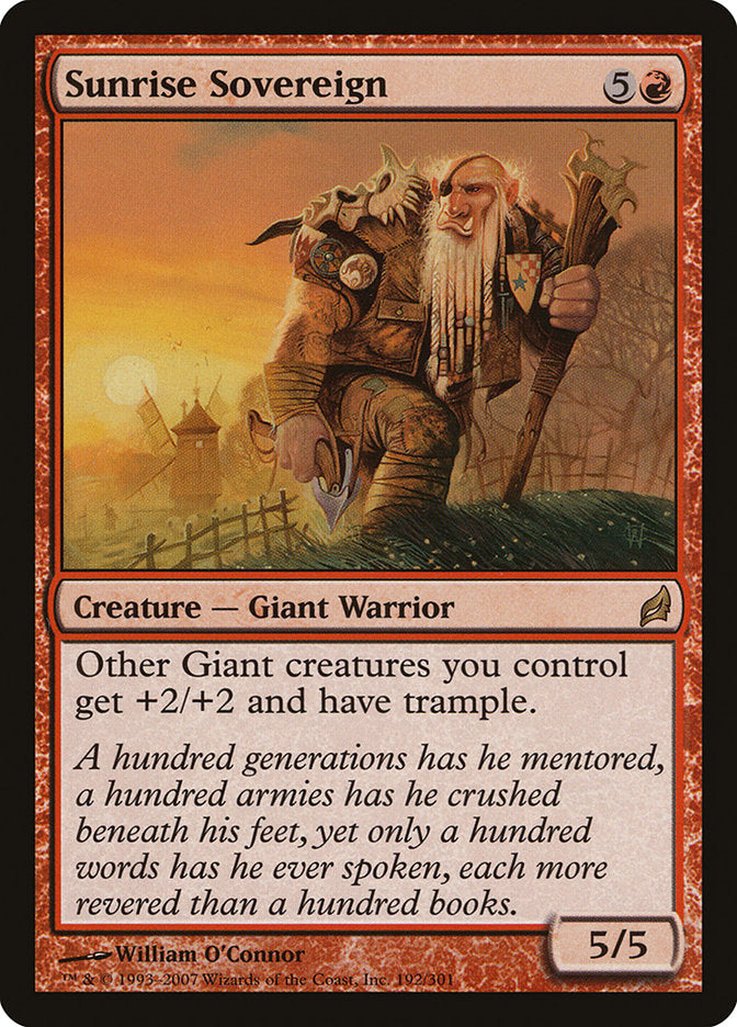 Sunrise Sovereign [Lorwyn] MTG Single Magic: The Gathering | Red Claw Gaming