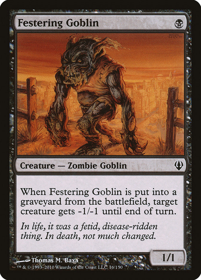 Festering Goblin [Archenemy] MTG Single Magic: The Gathering | Red Claw Gaming