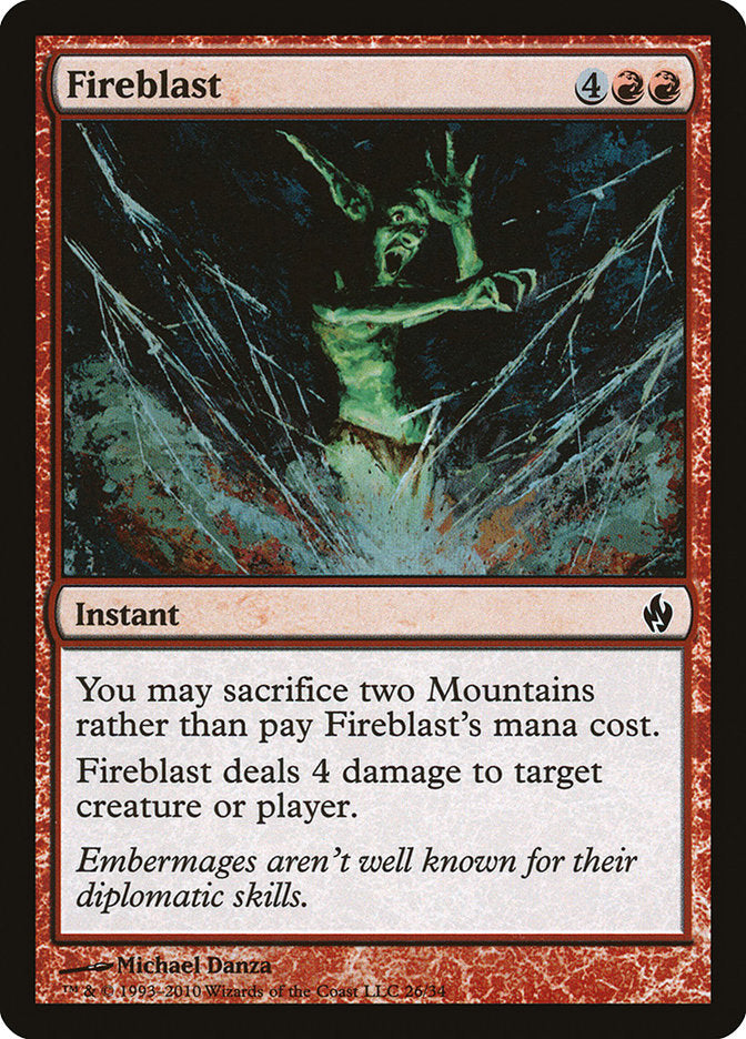 Fireblast [Premium Deck Series: Fire and Lightning] MTG Single Magic: The Gathering | Red Claw Gaming