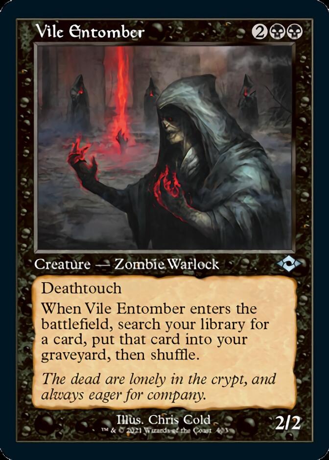 Vile Entomber (Retro Foil Etched) [Modern Horizons 2] MTG Single Magic: The Gathering | Red Claw Gaming