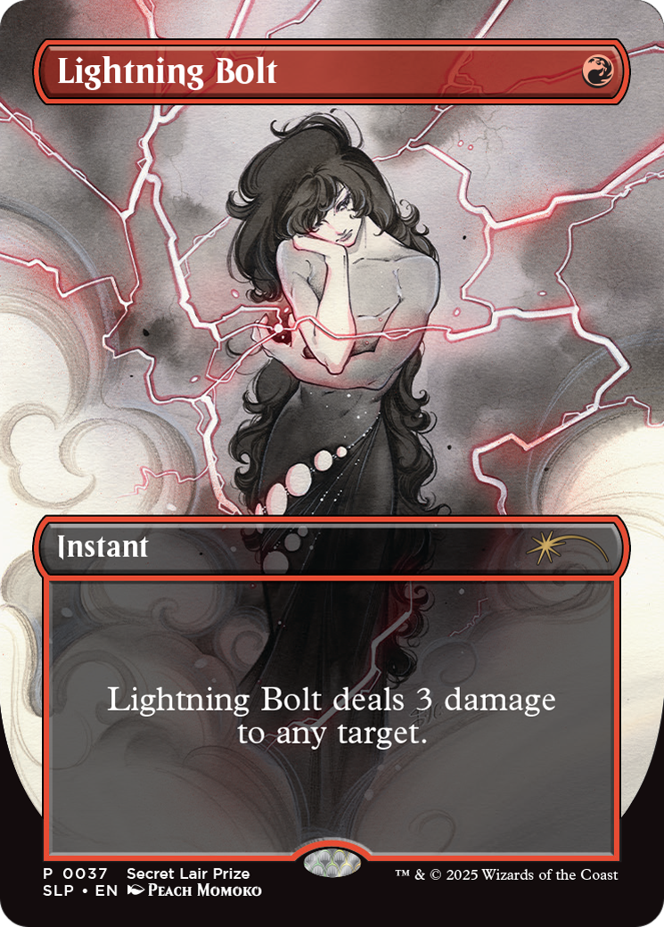 Lightning Bolt (0037) [Secret Lair Showdown] MTG Single Magic: The Gathering | Red Claw Gaming