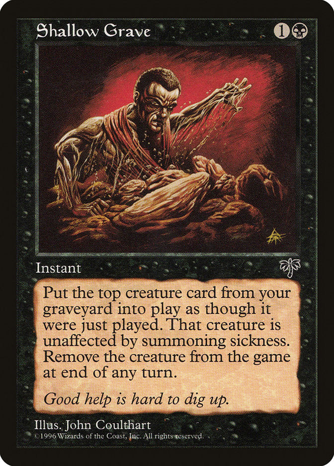 Shallow Grave [Mirage] MTG Single Magic: The Gathering | Red Claw Gaming