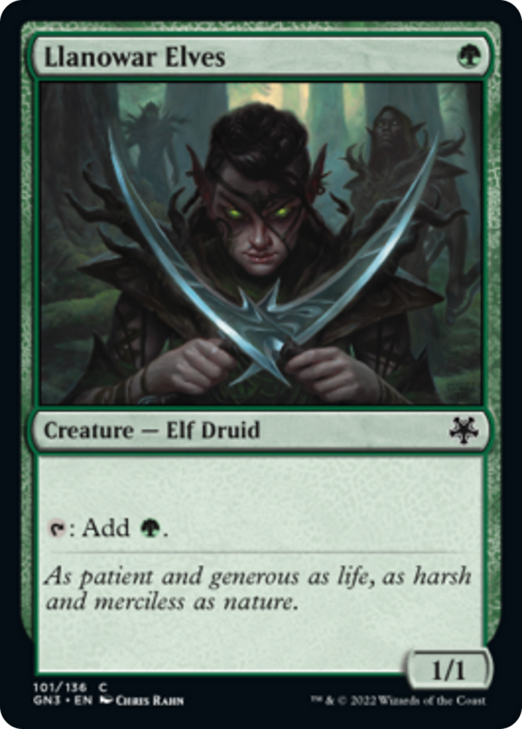Llanowar Elves [Game Night: Free-for-All] MTG Single Magic: The Gathering | Red Claw Gaming