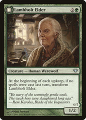 Lambholt Elder // Silverpelt Werewolf [Dark Ascension] MTG Single Magic: The Gathering | Red Claw Gaming