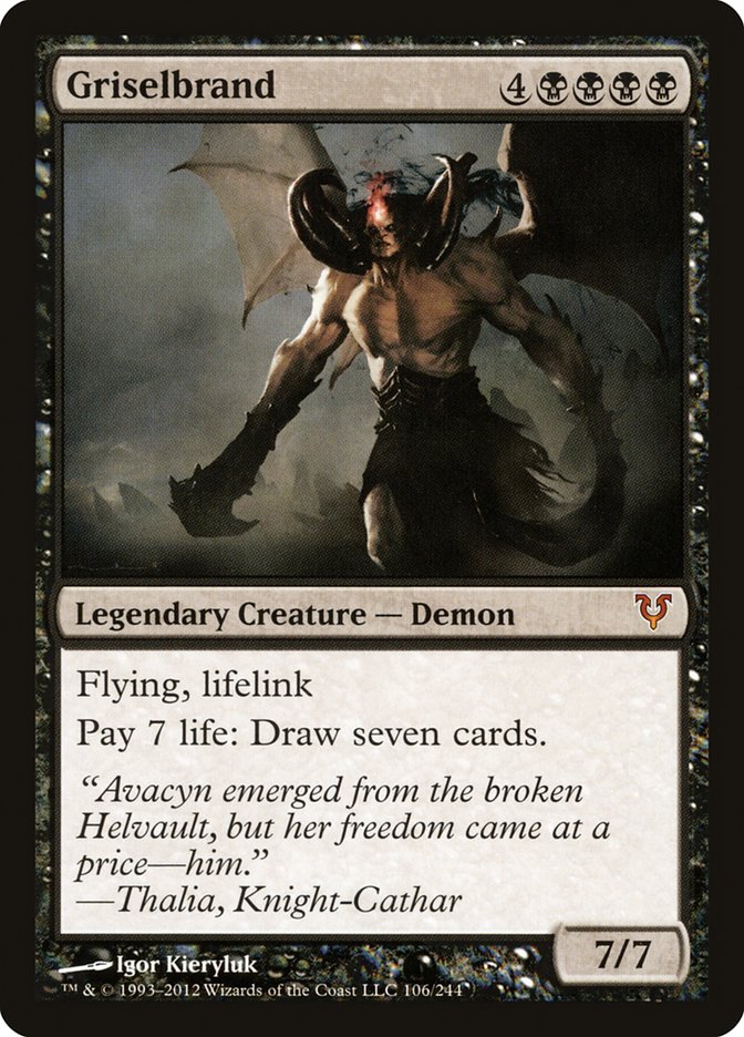 Griselbrand [Avacyn Restored] MTG Single Magic: The Gathering | Red Claw Gaming