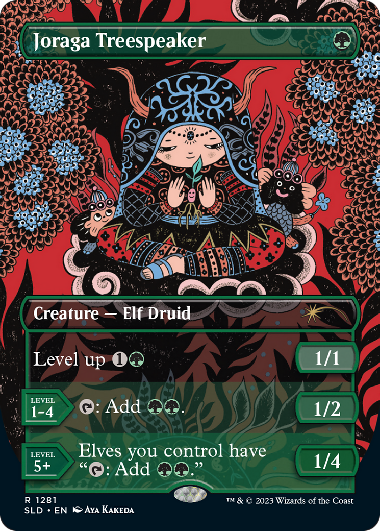 Joraga Treespeaker (Borderless) [Secret Lair Drop Series] MTG Single Magic: The Gathering | Red Claw Gaming