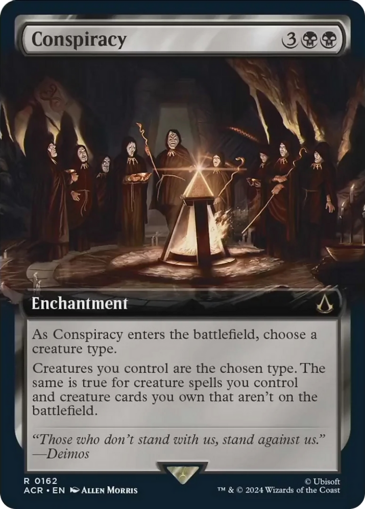 Conspiracy (Extended Art) [Assassin's Creed] MTG Single Magic: The Gathering | Red Claw Gaming