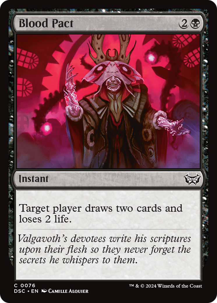 Blood Pact [Duskmourn: House of Horror Commander] MTG Single Magic: The Gathering | Red Claw Gaming