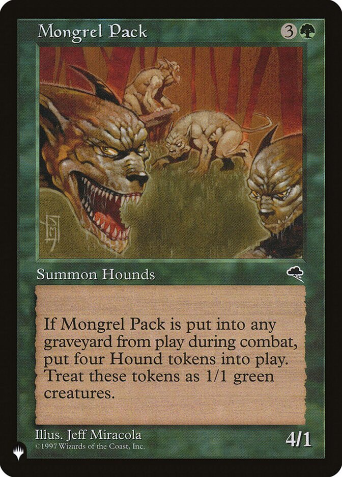 Mongrel Pack [The List] MTG Single Magic: The Gathering    | Red Claw Gaming