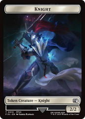 Hero (0003) // Knight Double-Sided Token [FINAL FANTASY Tokens] MTG Single Magic: The Gathering | Red Claw Gaming