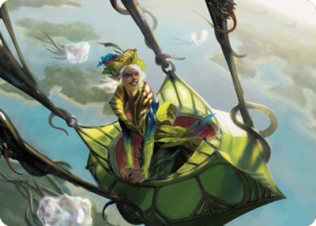 Nael, Avizoa Aeronaut Art Card [Dominaria United Art Series] MTG Single Magic: The Gathering | Red Claw Gaming