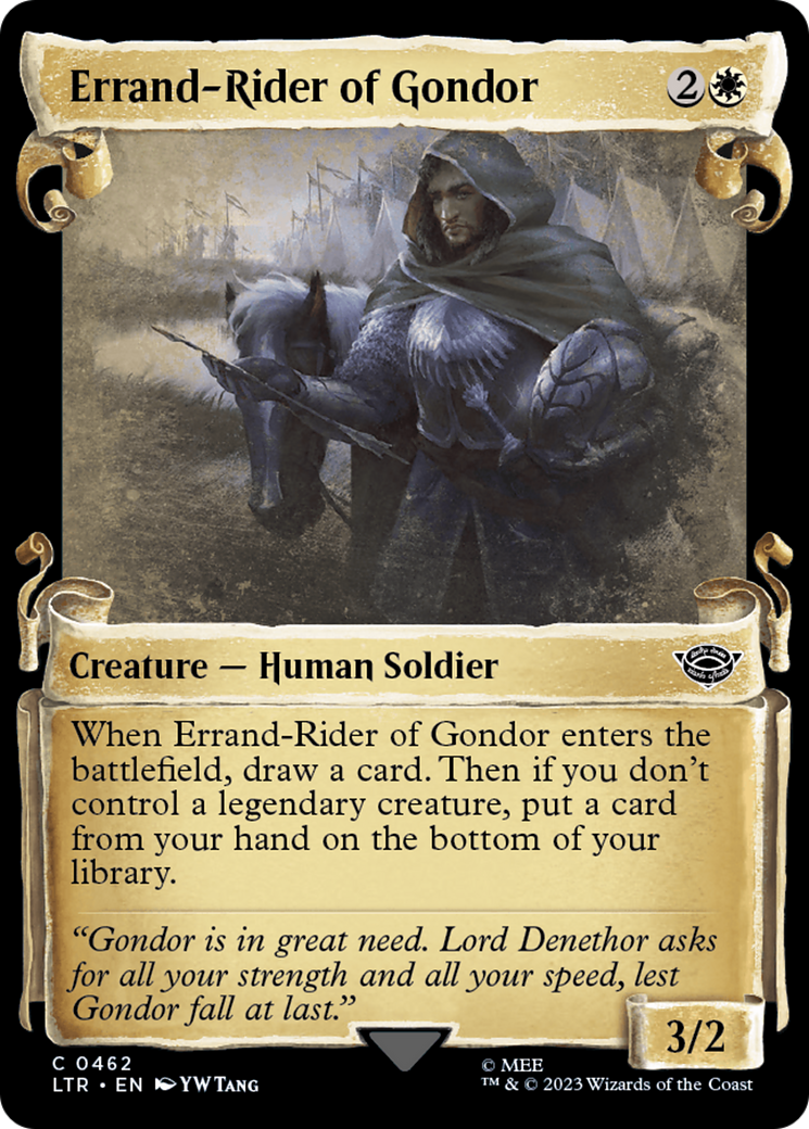 Errand-Rider of Gondor [The Lord of the Rings: Tales of Middle-Earth Showcase Scrolls] MTG Single Magic: The Gathering | Red Claw Gaming