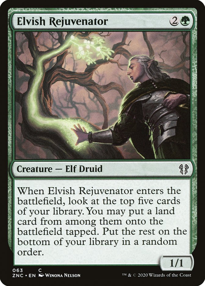 Elvish Rejuvenator [Zendikar Rising Commander] MTG Single Magic: The Gathering | Red Claw Gaming