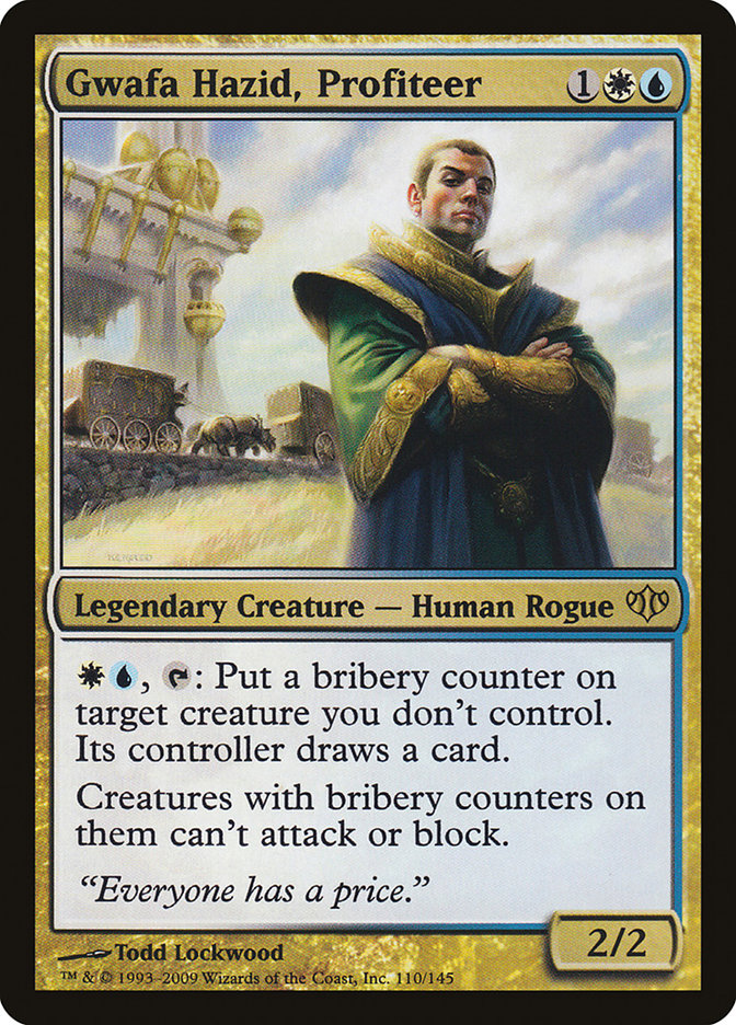 Gwafa Hazid, Profiteer [Conflux] MTG Single Magic: The Gathering | Red Claw Gaming