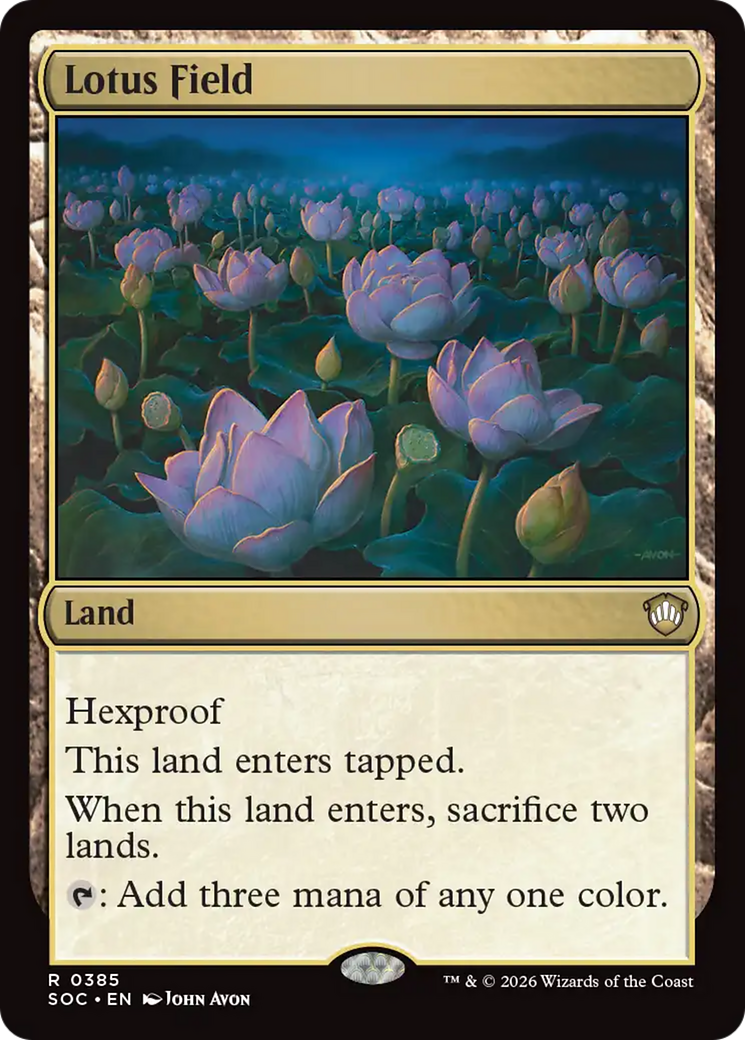 Lotus Field [Secrets of Strixhaven Commander] MTG Single Magic: The Gathering | Red Claw Gaming