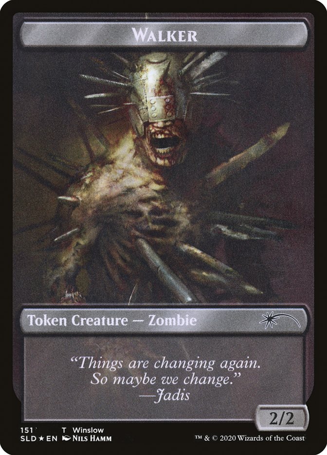 Walker (150 //151) Double-Sided Token [Secret Lair Drop Series] MTG Single Magic: The Gathering    | Red Claw Gaming