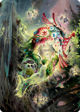 Go-Shintai of Life's Origin Art Card [Kamigawa: Neon Dynasty Art Series] MTG Single Magic: The Gathering | Red Claw Gaming