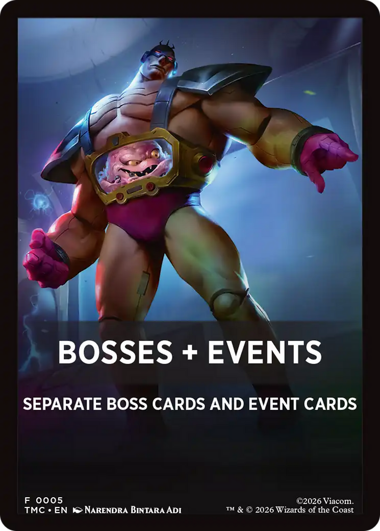 Bosses + Events [Teenage Mutant Ninja Turtles Commander Tokens] MTG Single Magic: The Gathering | Red Claw Gaming