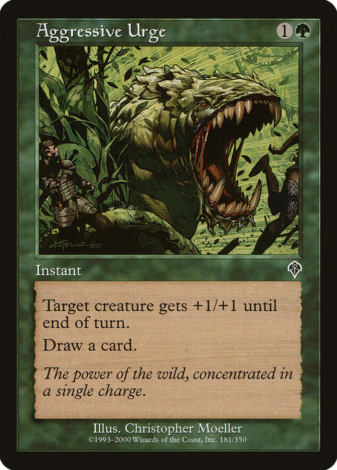 Aggressive Urge [Invasion] MTG Single Magic: The Gathering | Red Claw Gaming