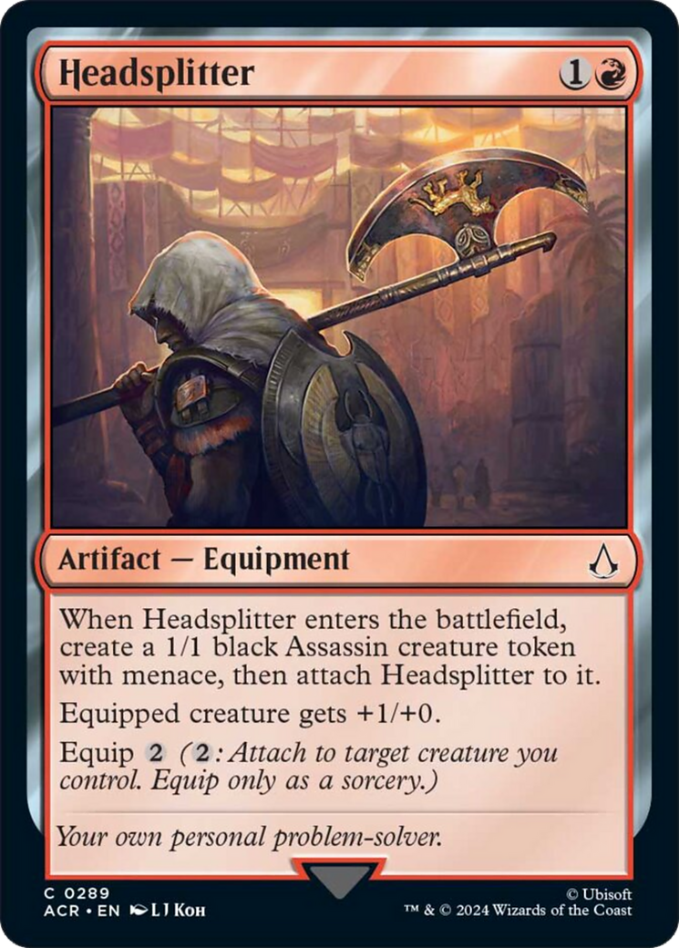 Headsplitter [Assassin's Creed] MTG Single Magic: The Gathering | Red Claw Gaming