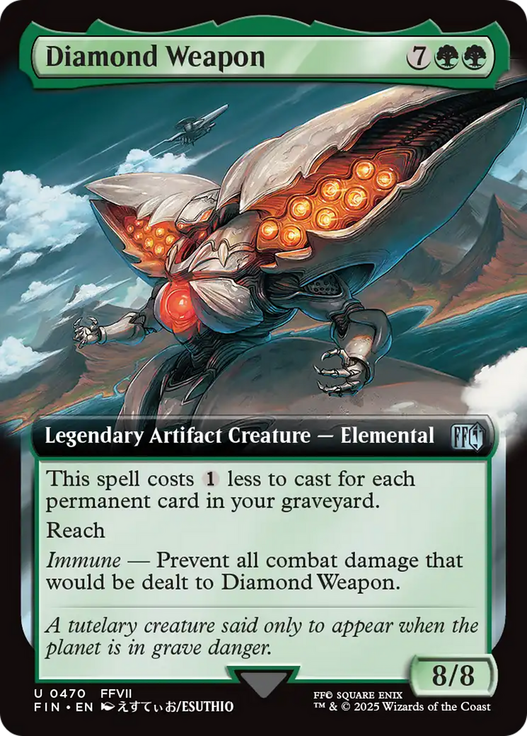 Diamond Weapon (Extended Art) [FINAL FANTASY] MTG Single Magic: The Gathering | Red Claw Gaming