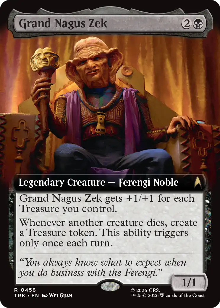 Grand Nagus Zek (Extended Art) [Star Trek] | Red Claw Gaming