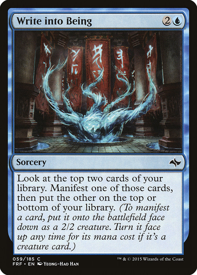 Write into Being [Fate Reforged] MTG Single Magic: The Gathering | Red Claw Gaming