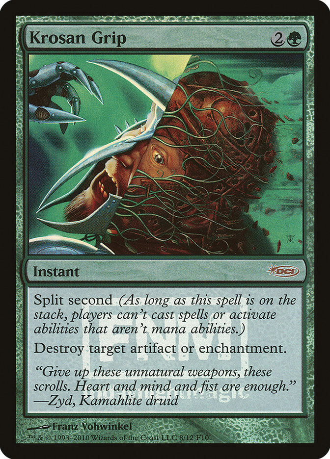 Krosan Grip [Friday Night Magic 2010] MTG Single Magic: The Gathering | Red Claw Gaming