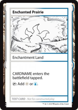 Enchanted Prairie (2021 Edition) [Mystery Booster Playtest Cards] MTG Single Magic: The Gathering | Red Claw Gaming