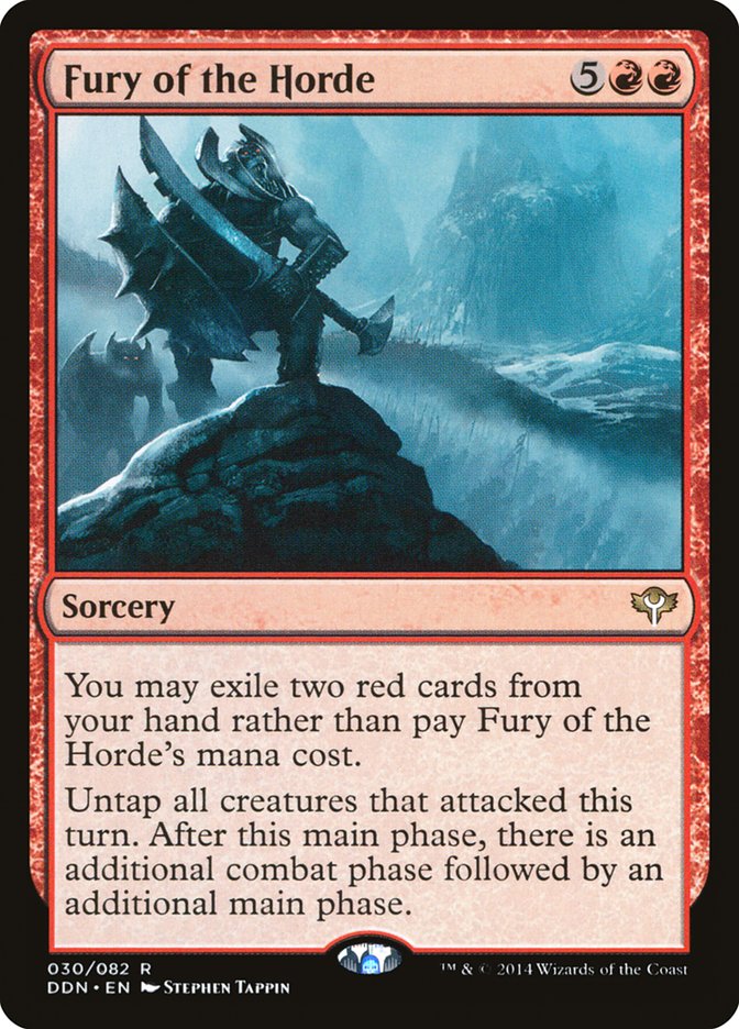 Fury of the Horde [Duel Decks: Speed vs. Cunning] MTG Single Magic: The Gathering | Red Claw Gaming