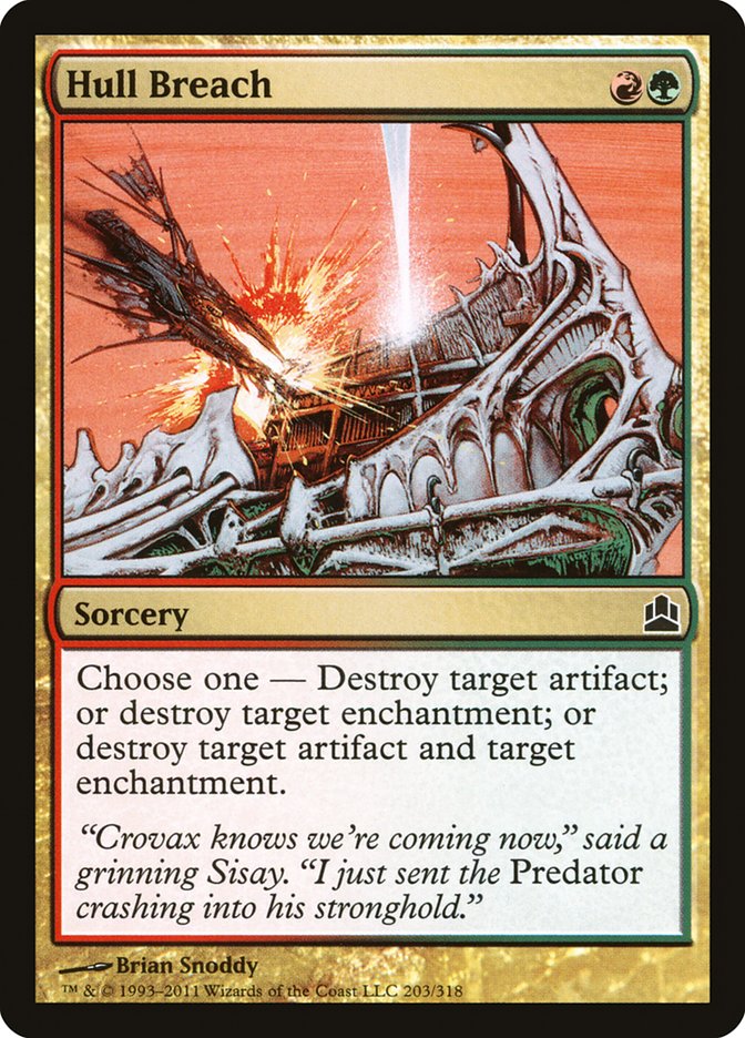 Hull Breach [Commander 2011] MTG Single Magic: The Gathering | Red Claw Gaming