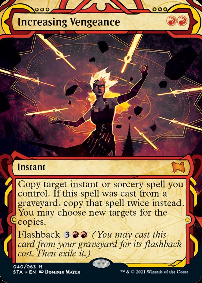 Increasing Vengeance (Foil Etched) [Strixhaven: Mystical Archive] MTG Single Magic: The Gathering | Red Claw Gaming
