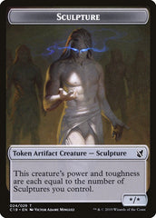 Bird (002) // Sculpture Double-Sided Token [Commander 2019 Tokens] MTG Single Magic: The Gathering | Red Claw Gaming