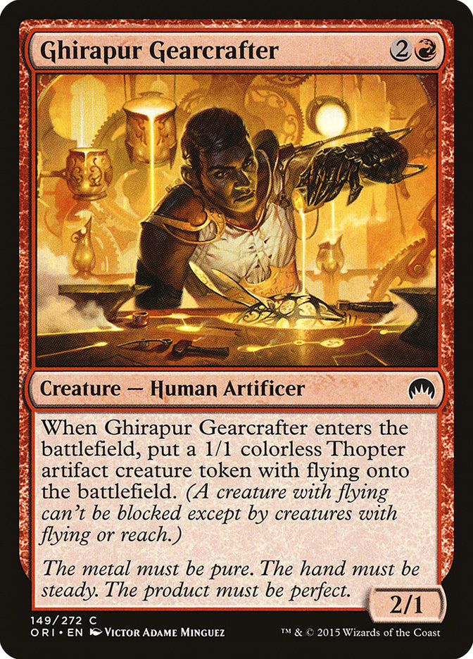 Ghirapur Gearcrafter [Magic Origins] MTG Single Magic: The Gathering | Red Claw Gaming