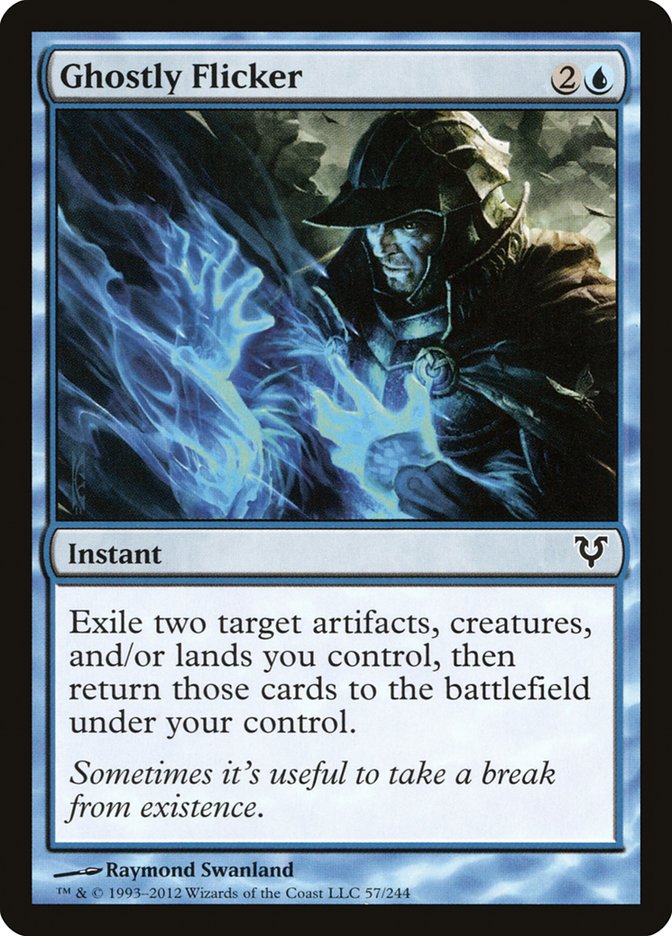 Ghostly Flicker [Avacyn Restored] MTG Single Magic: The Gathering | Red Claw Gaming